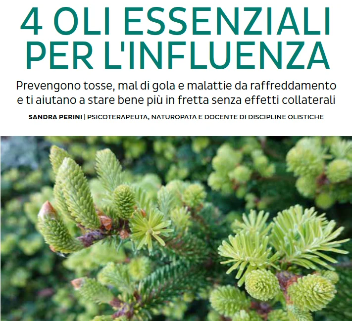 Quattro oli essenziali per l’influenza