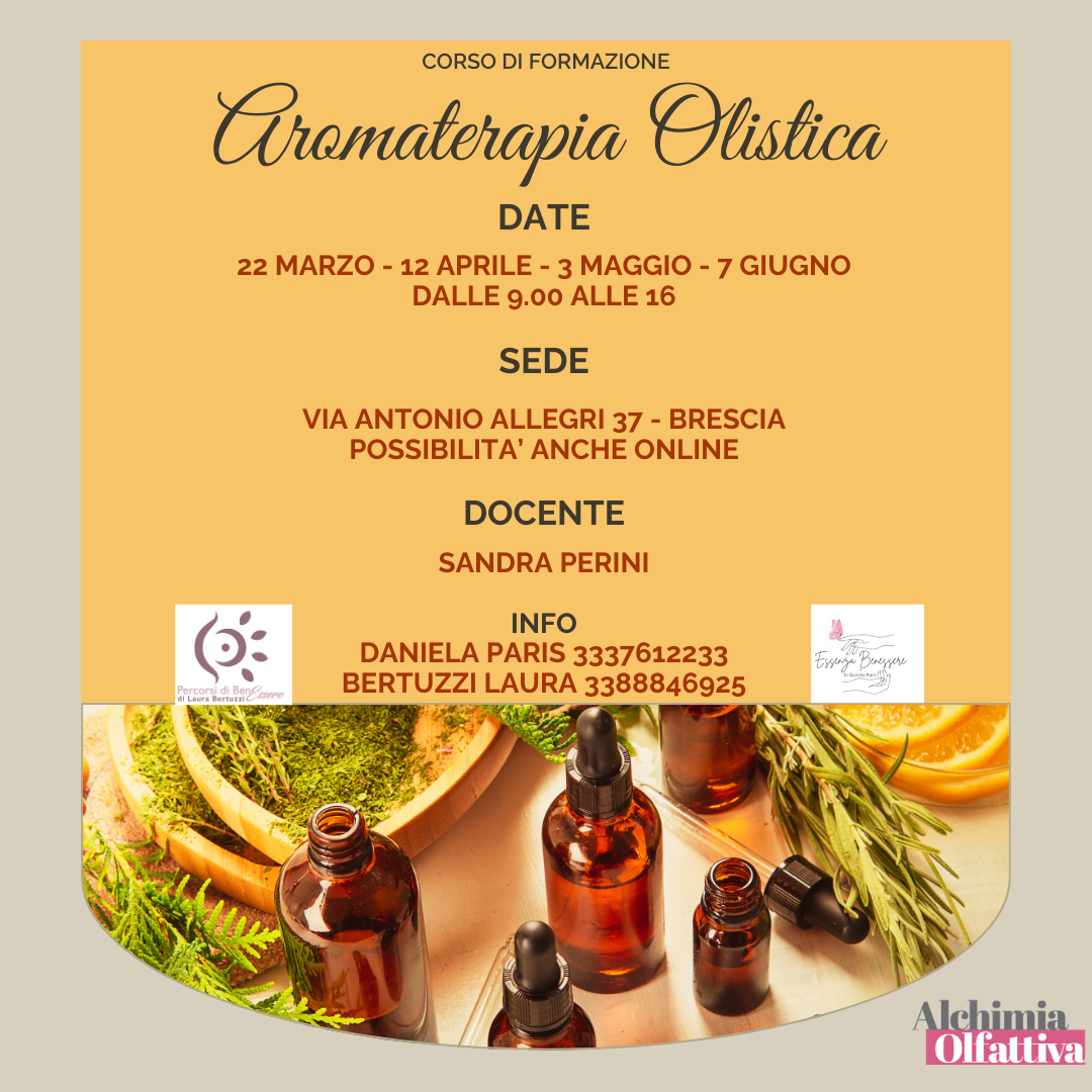 Corso Aromaterapia Olistica 2025