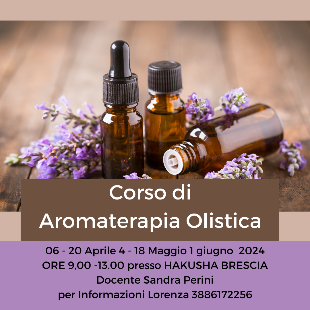 Corso di aromaterapia olistica 2024