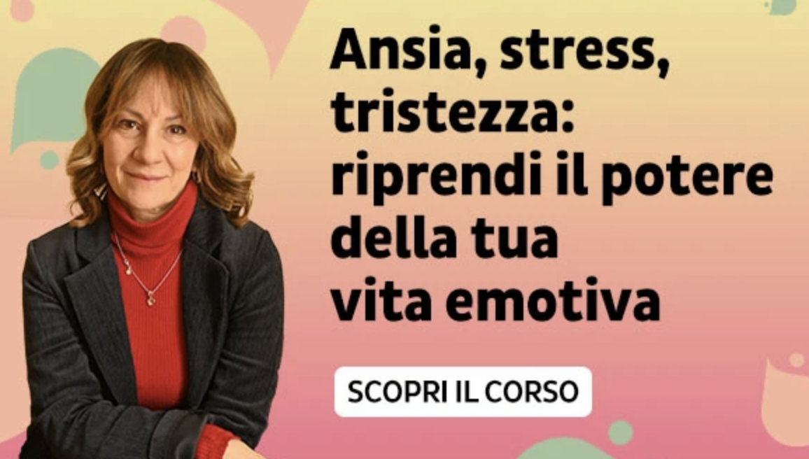 Corso online ansia, stress, tristezza 2026